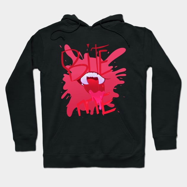 Bite me Hoodie by Witchycryptids